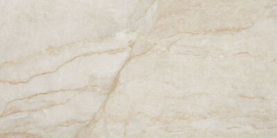 Closeup image of Perla Venato White Quartzite countertop slab